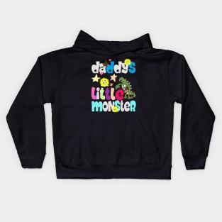 Daddys little monster youth Kids Hoodie